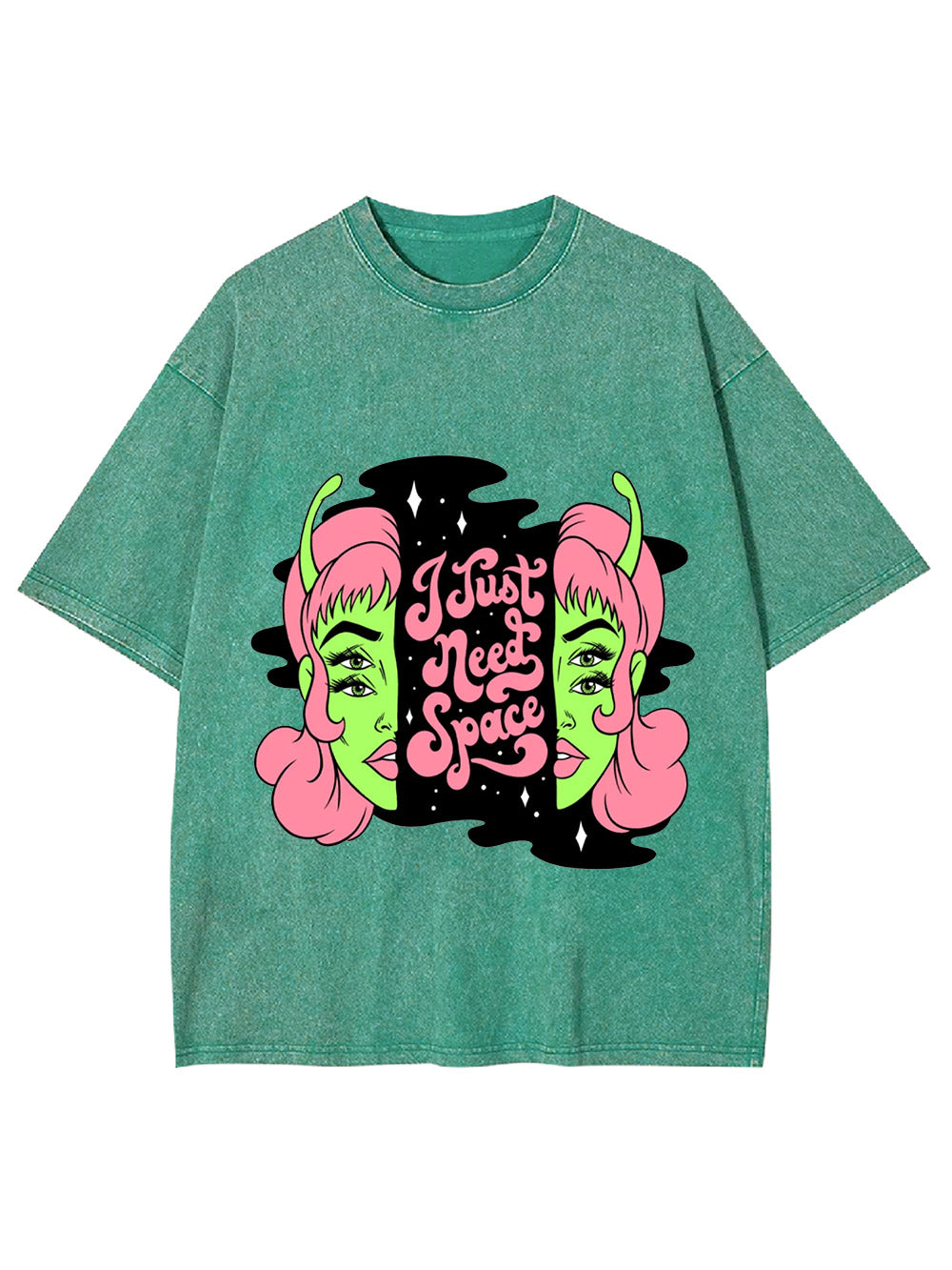 I Just Need Space Washed Tshirt