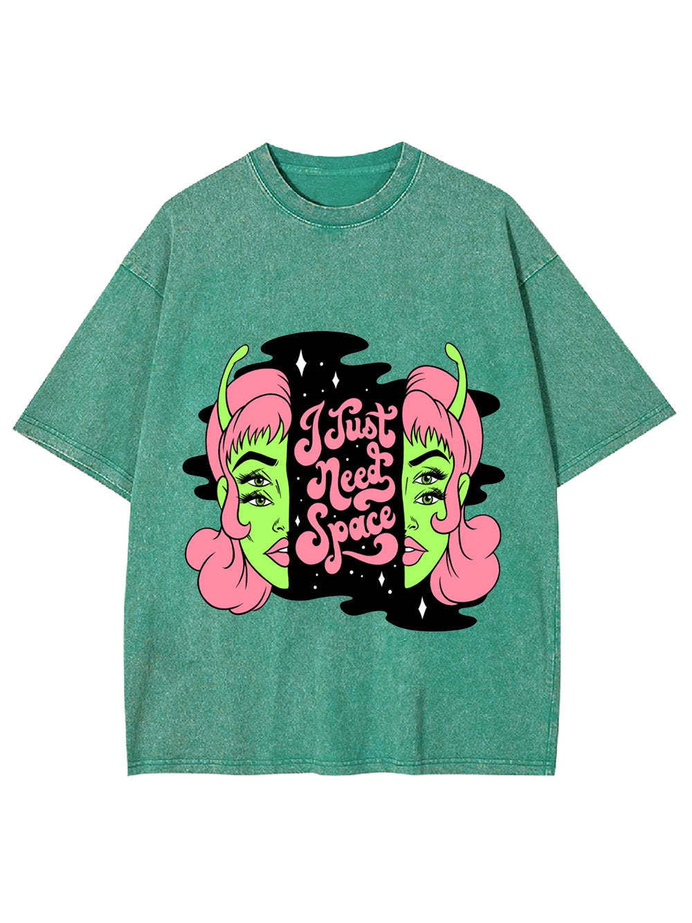 I Just Need Space Washed Tshirt