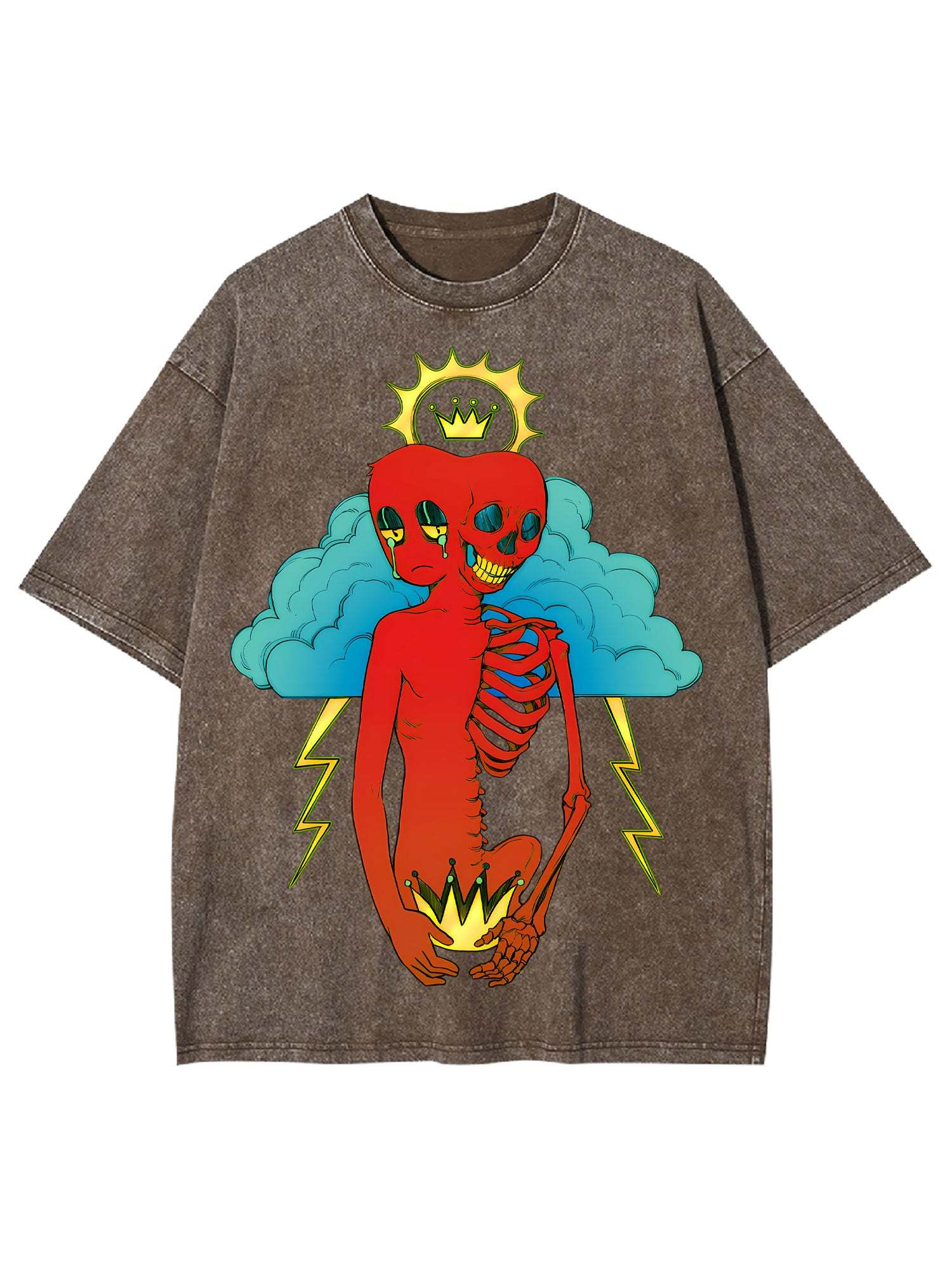 Duality Of The Crown Washed Tshirt