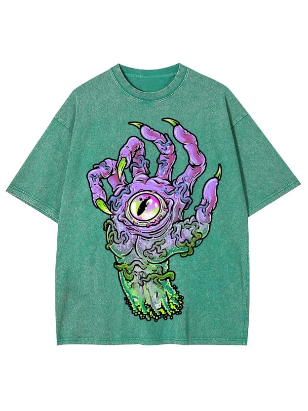 EYE OF THE CURSED HAND WASHED TSHIRT