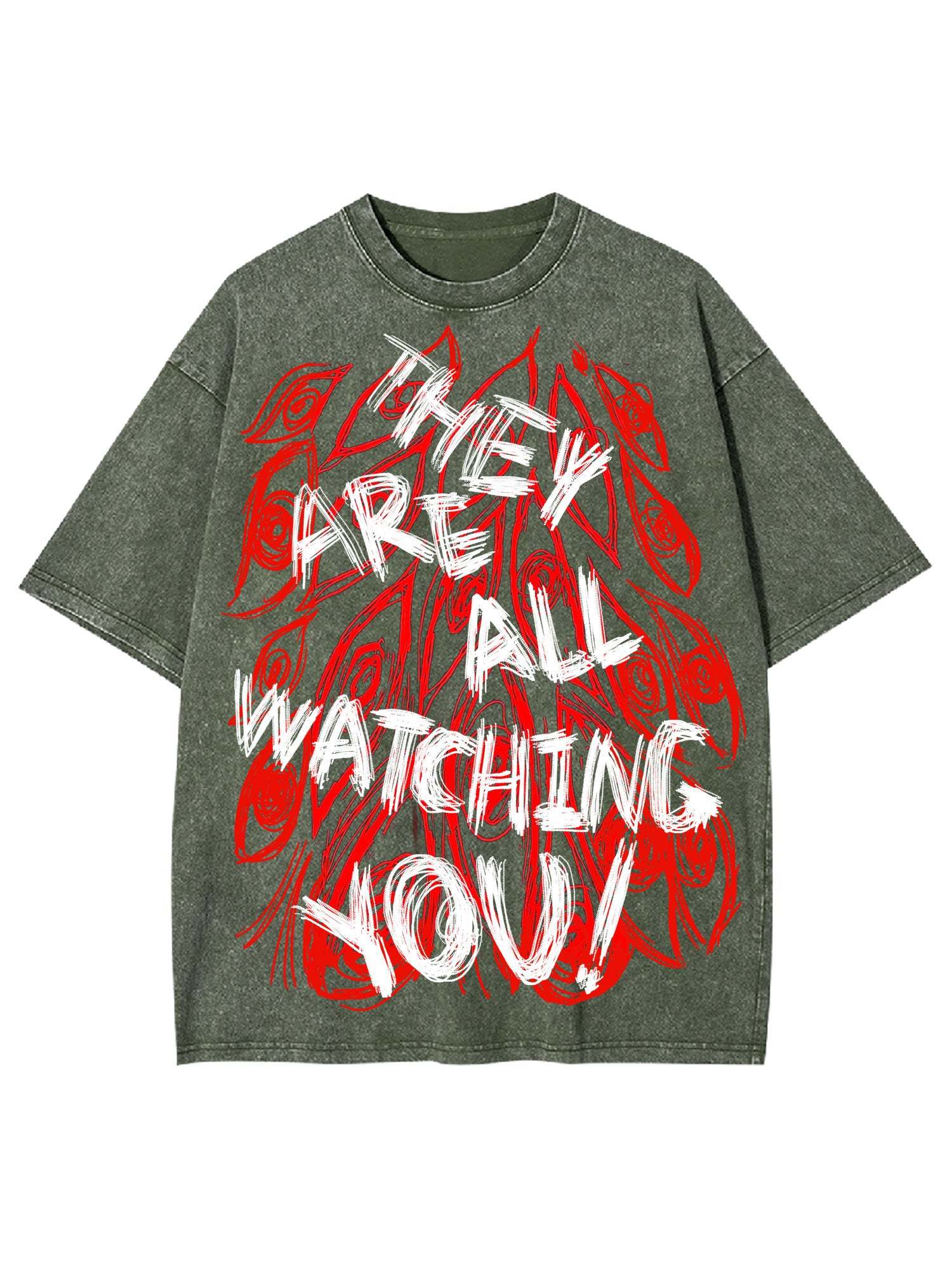 They Are All Watching You Washed Tshirt