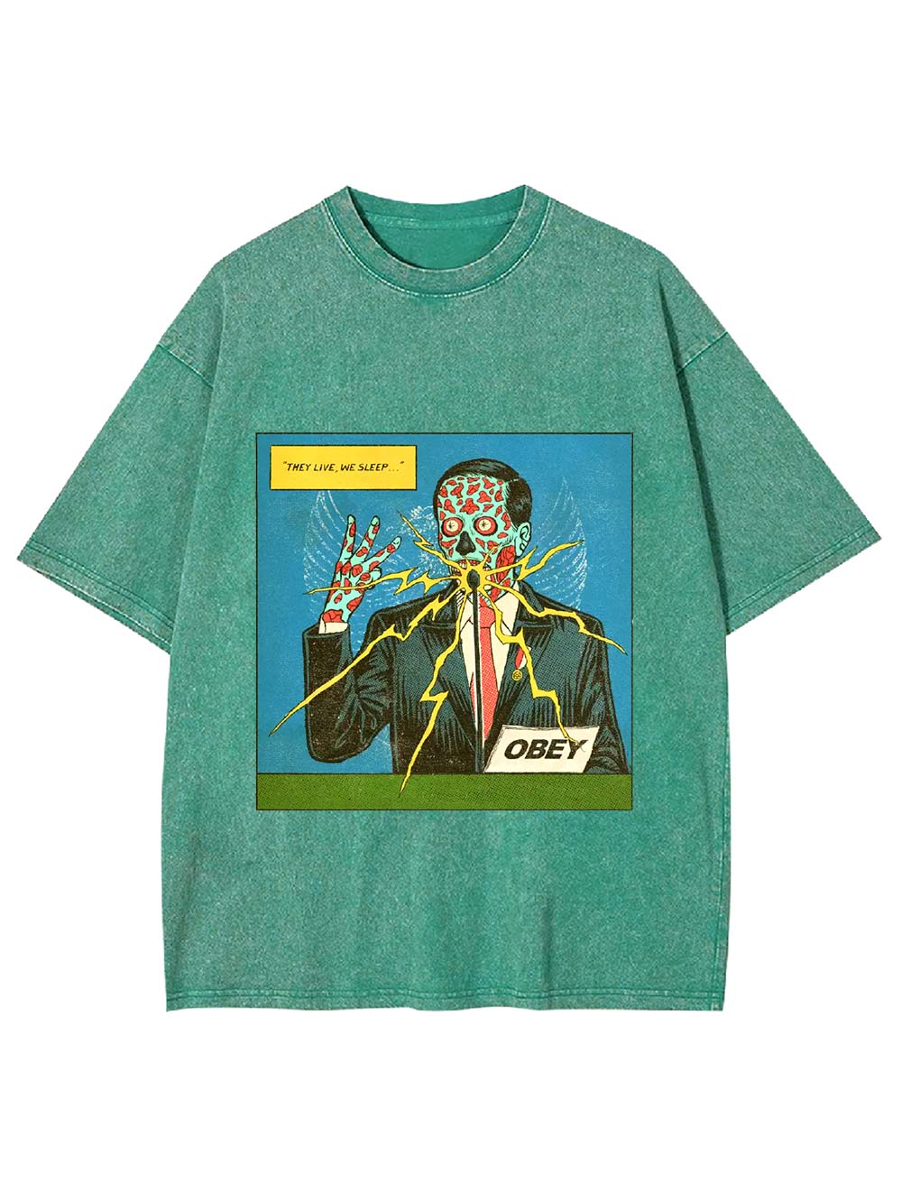 They Live, We Sleep Washed Tshirt