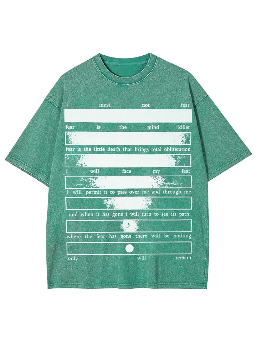 CONQUERING FEAR WASHED TSHIRT