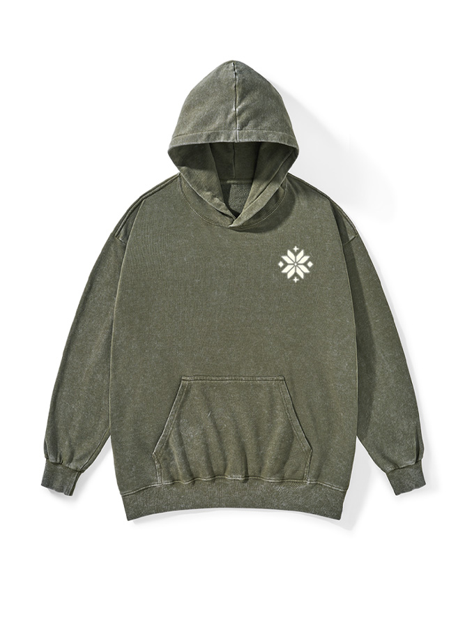 SKELETON WASHED HOODIE