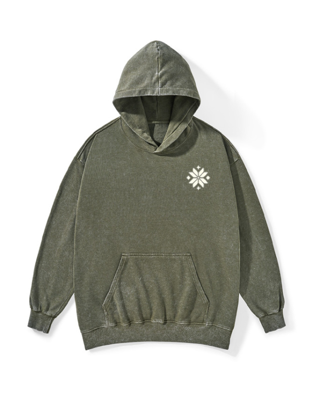 SKELETON WASHED HOODIE