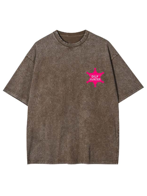 Dilf Hunter Washed Tshirt