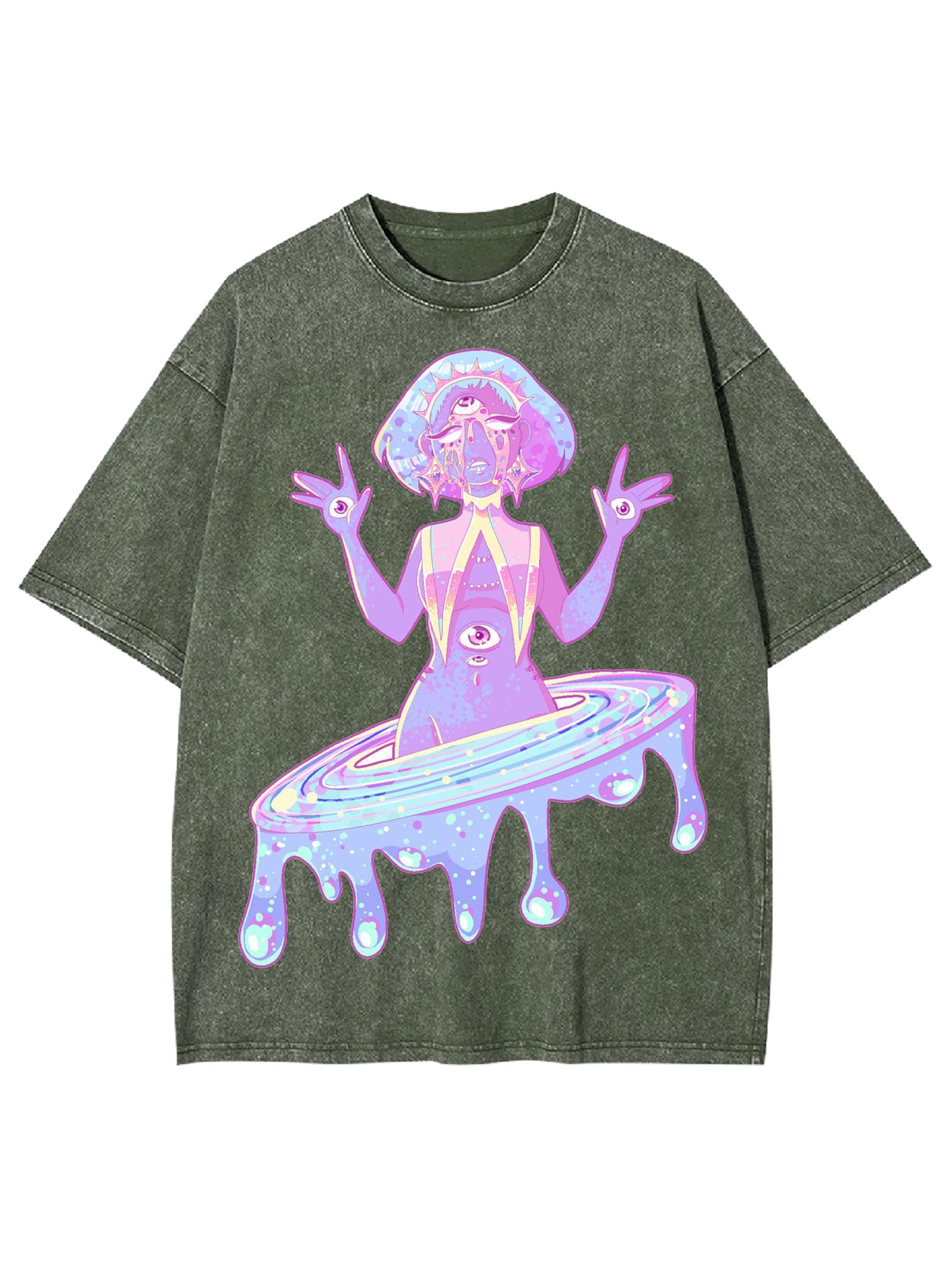 Three Eyed God Washed Tshirt