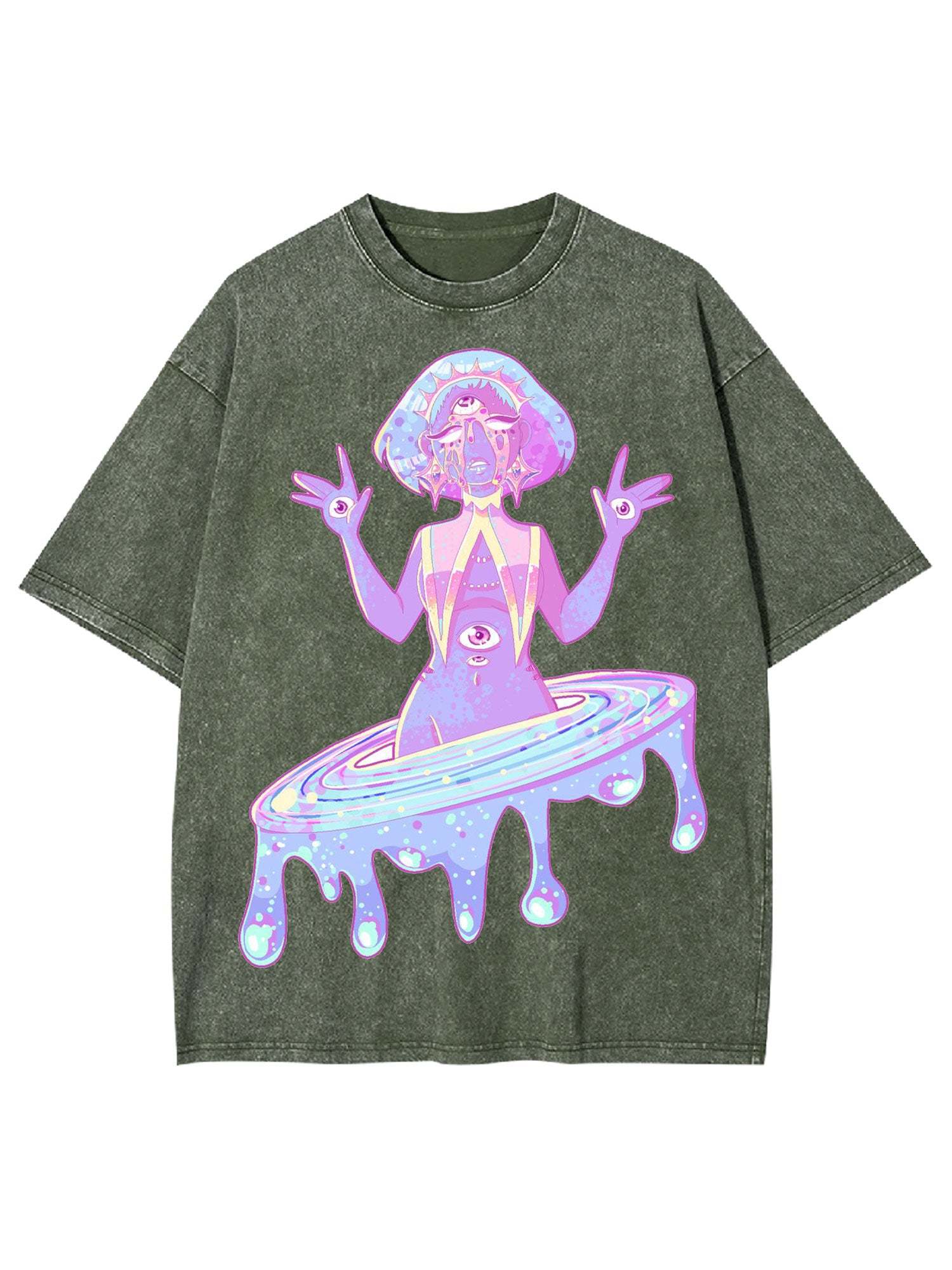 Three Eyed God Washed Tshirt