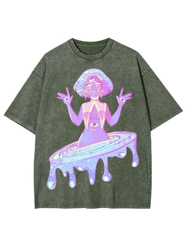 Three Eyed God Washed Tshirt