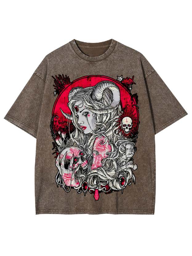 Enchantress Of The Underworld Washed Tshirt
