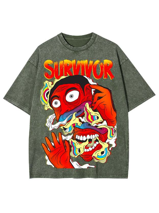 Survivor Washed Tshirt