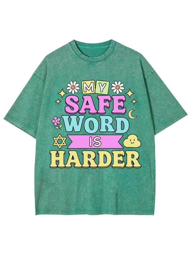 Safe Word Washed Tshirt