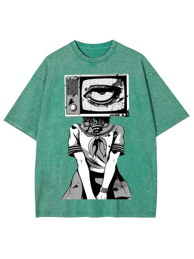 Eye On Screen Washed Tshirt