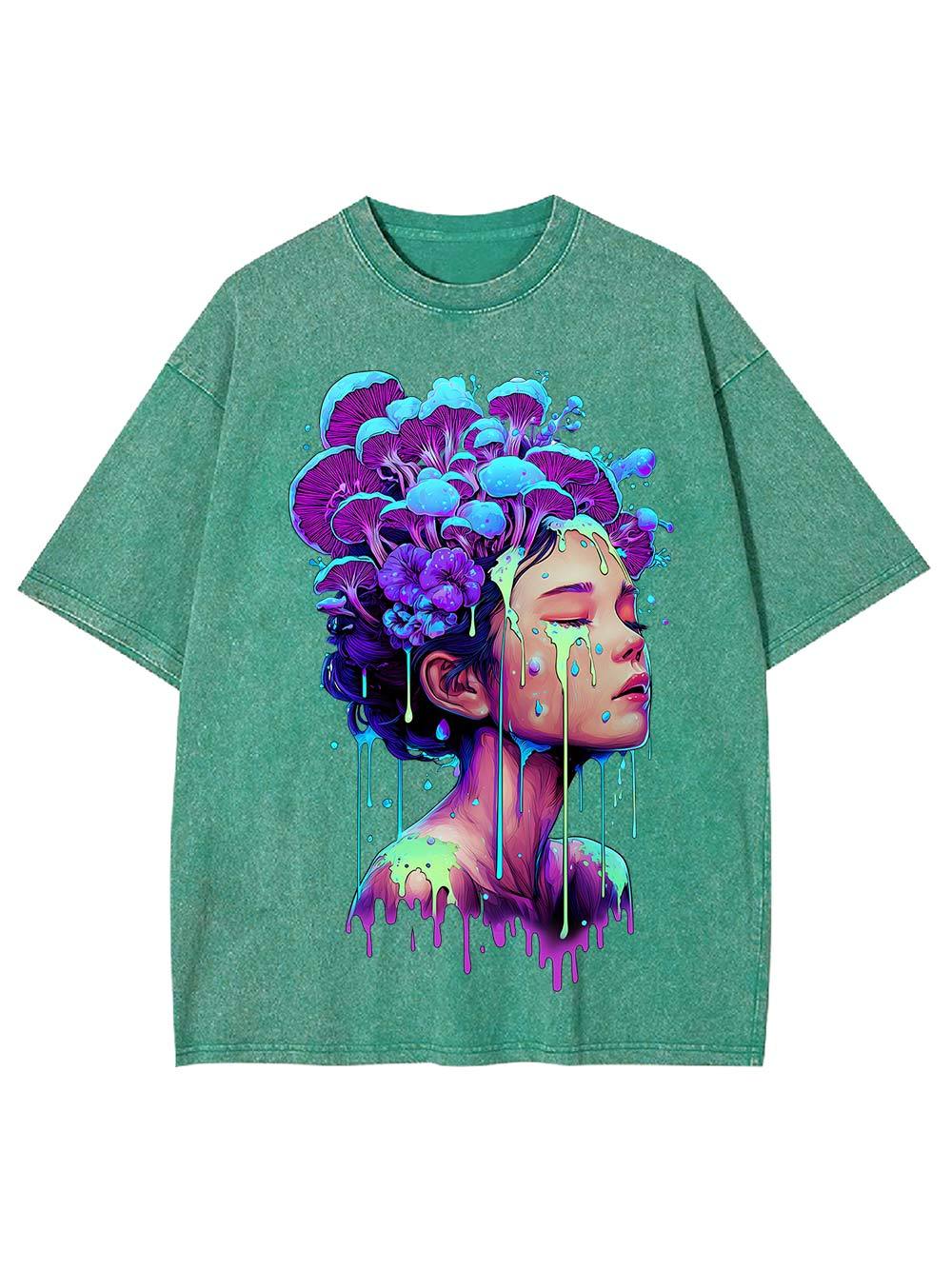 hauni mushroom Washed Tshirt