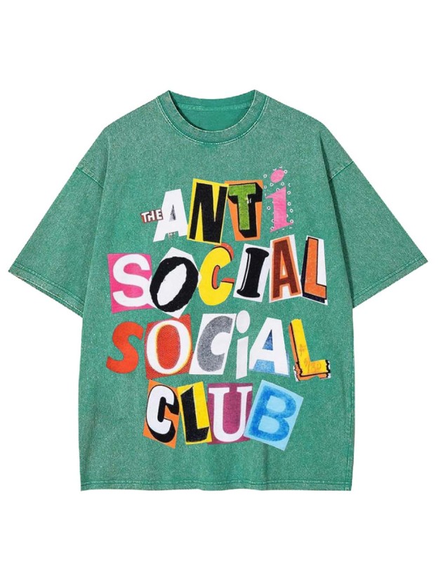 ANTI SOCIAL SOCIAL CLUB WASHED TSHIRT