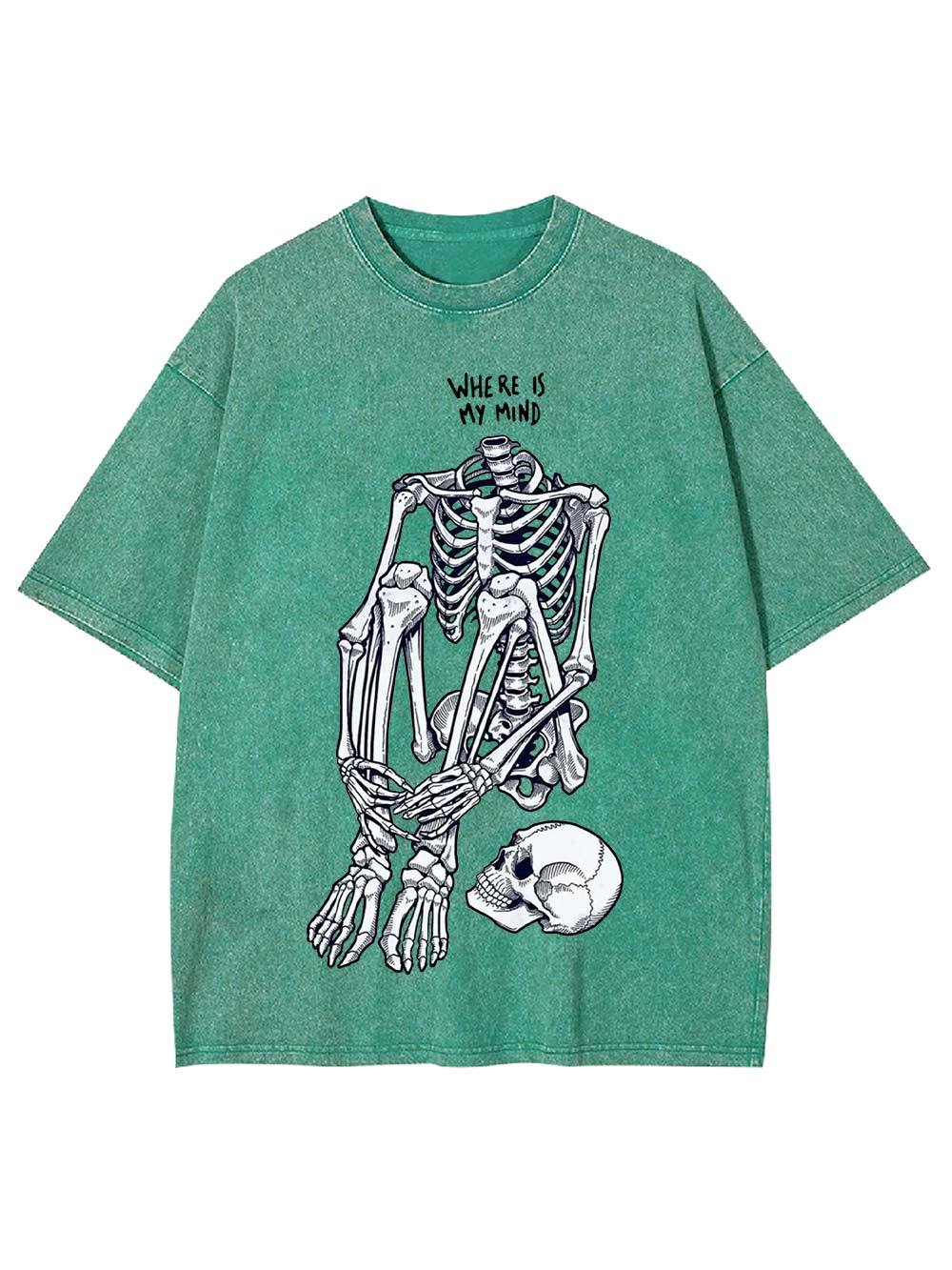 Where Is My Mind Washed Tshirt