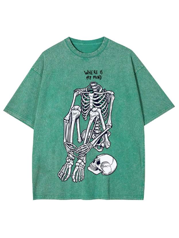 Where Is My Mind Washed Tshirt