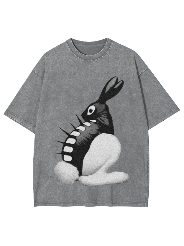 Spiked Bunny Washed Tshirt