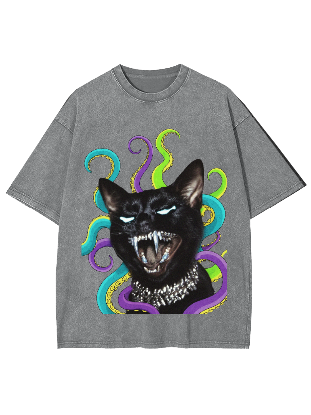 Hiss and Claw Washed Tshirt