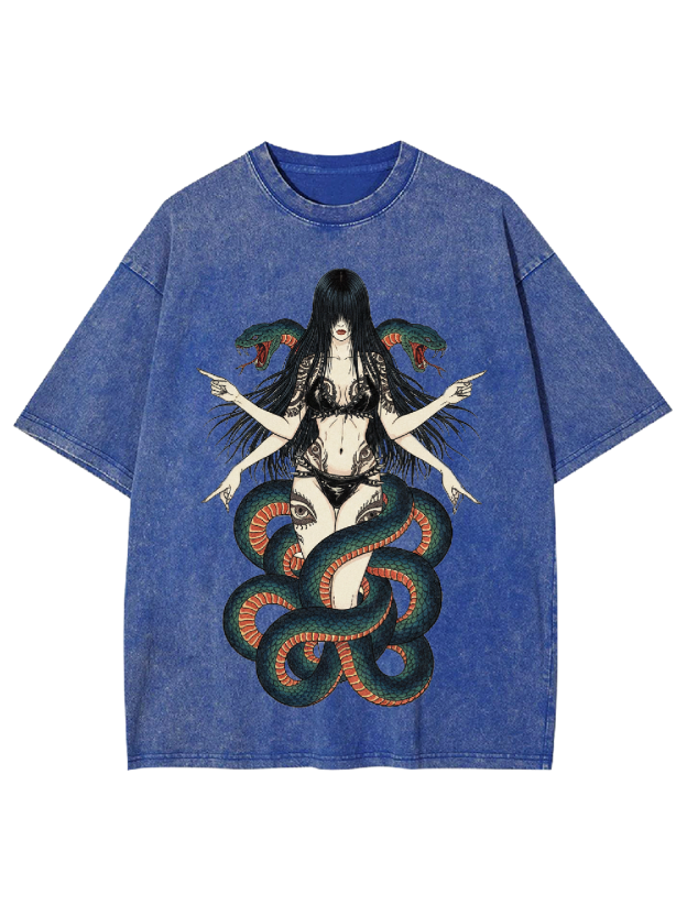 Serpent Goddess Washed Tshirt