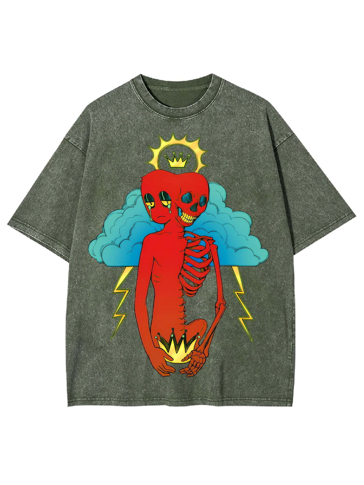 Duality Of The Crown Washed Tshirt