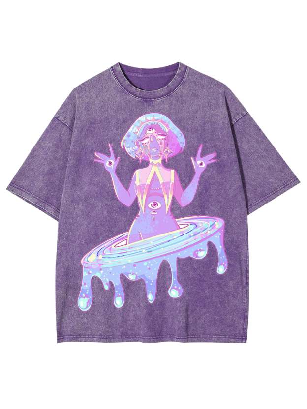 Three Eyed God Washed Tshirt