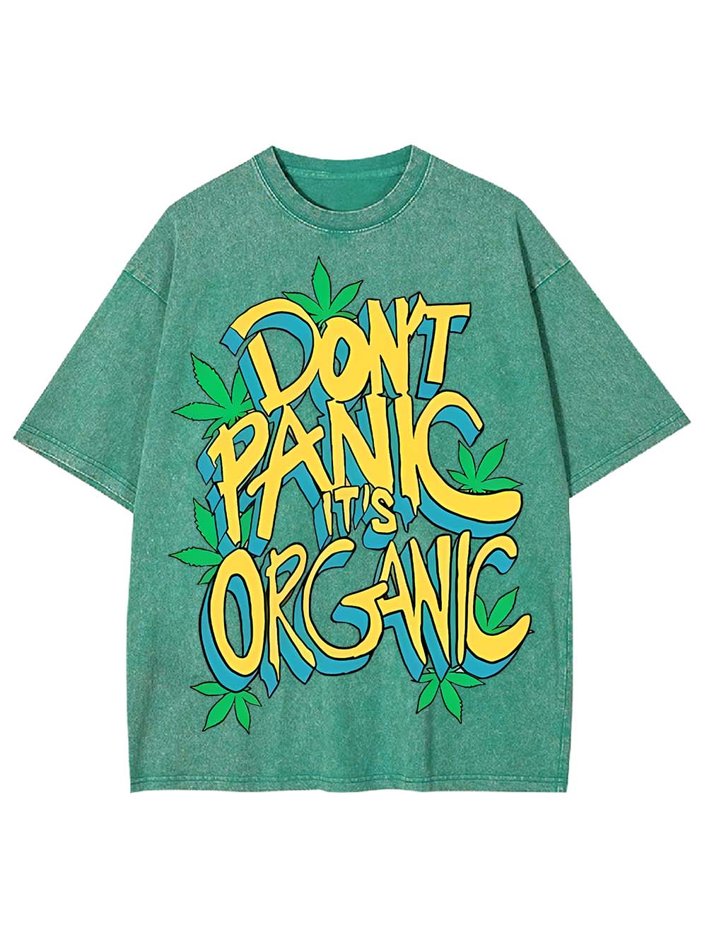 DON'T PANIC IT'S ORGANIC WASHED TSHIRT