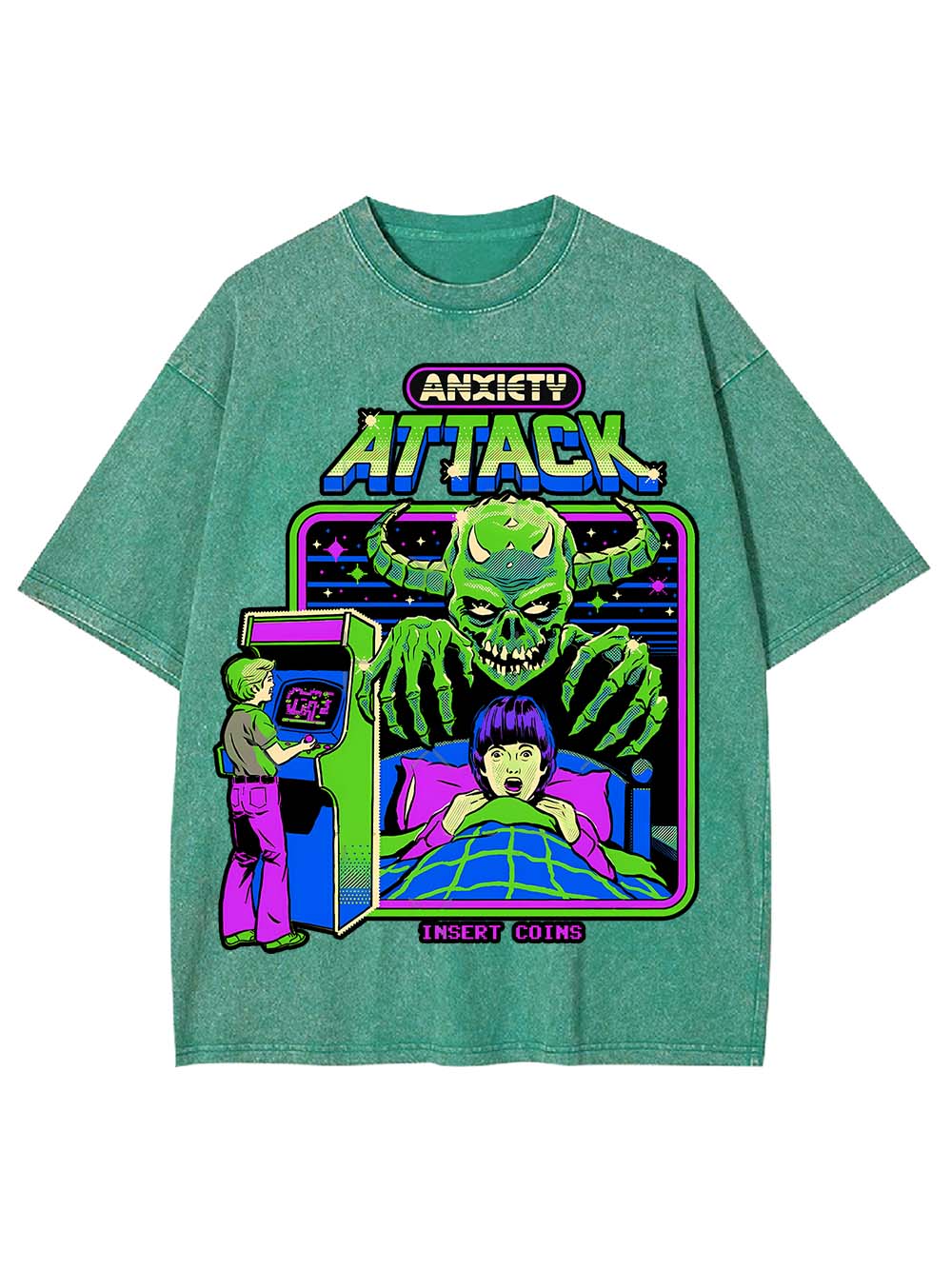 Anxiety Attack Washed Tshirt
