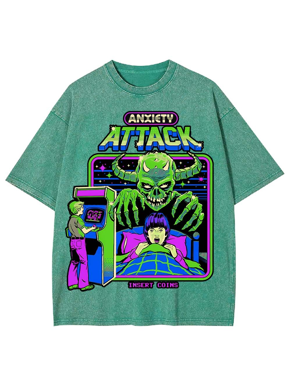 Anxiety Attack Washed Tshirt