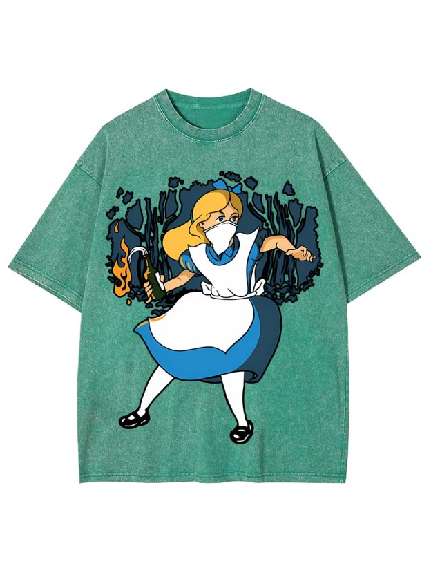 Bad Girl Washed Tshirt