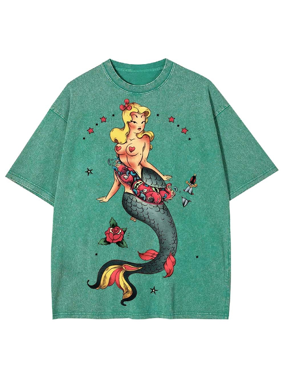 The Broken Mermaid Washed Tshirt