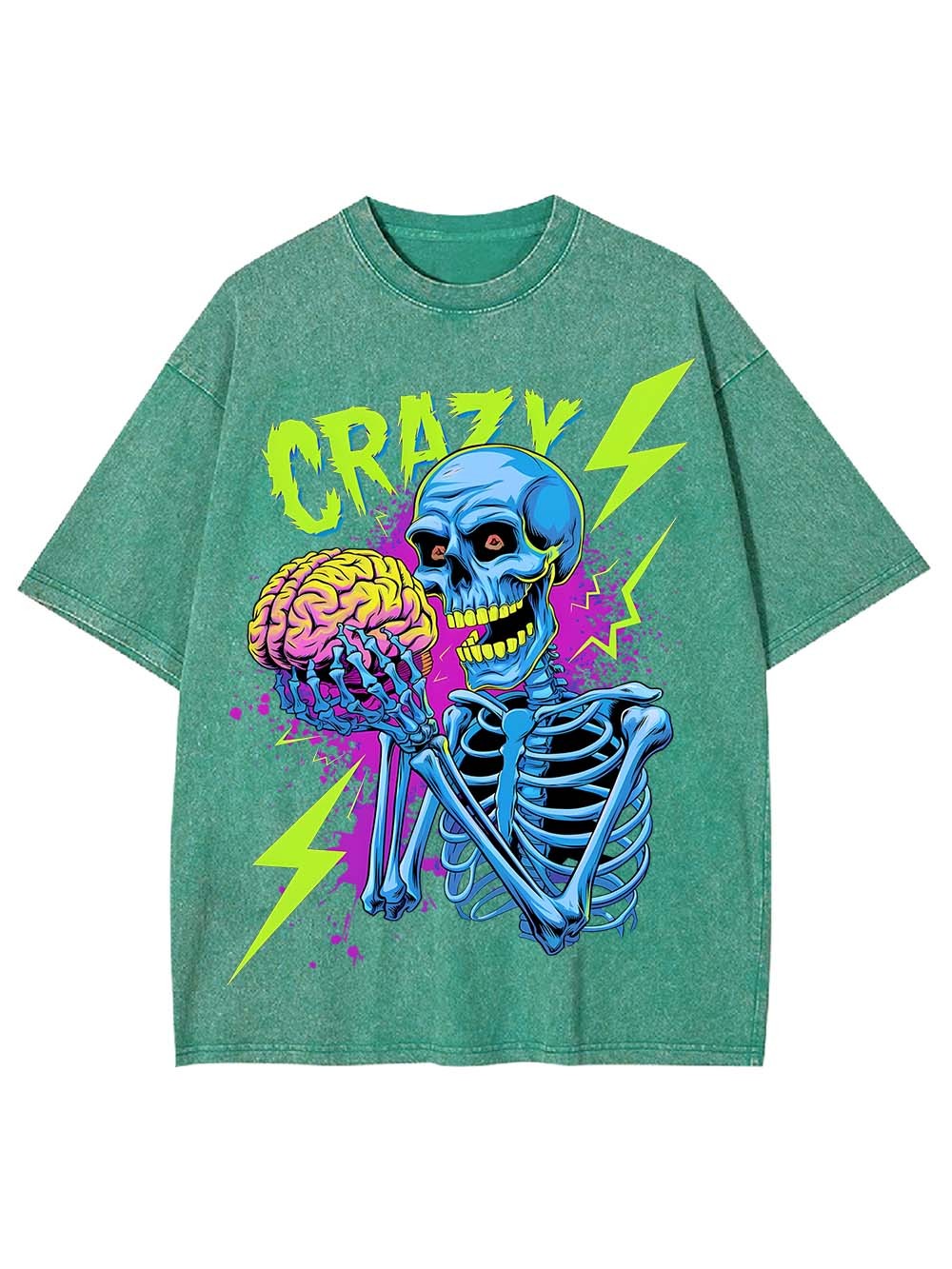 CRAZY MINDS UNLEASHED WASHED TSHIRT