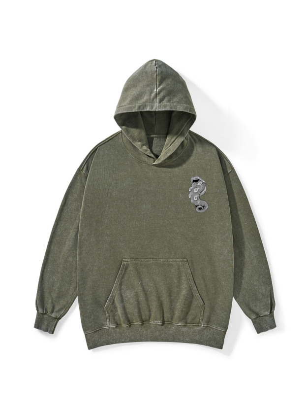 Tentacle Washed Hoodie
