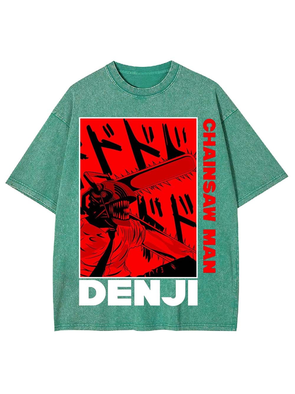 CHAINSAW MAN WASHED TSHIRT