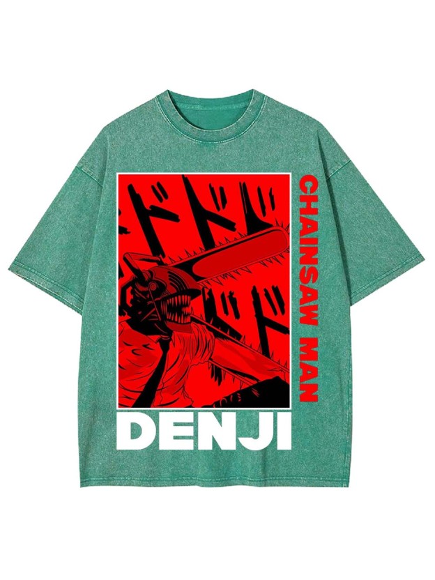 CHAINSAW MAN WASHED TSHIRT