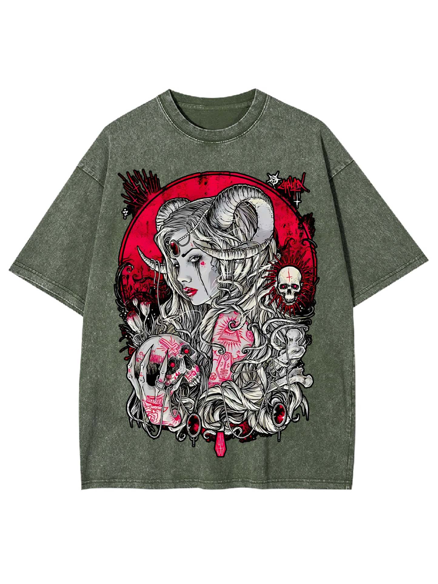 Enchantress Of The Underworld Washed Tshirt
