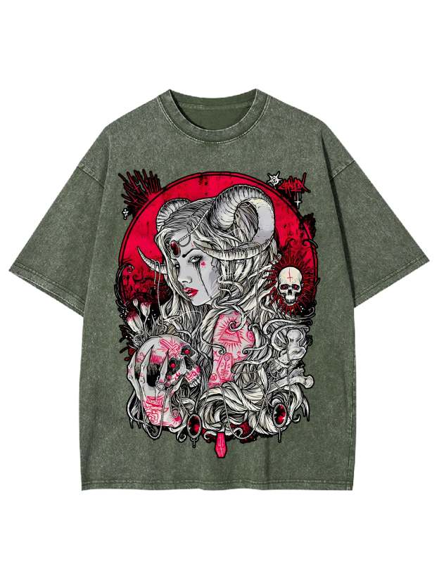 Enchantress Of The Underworld Washed Tshirt