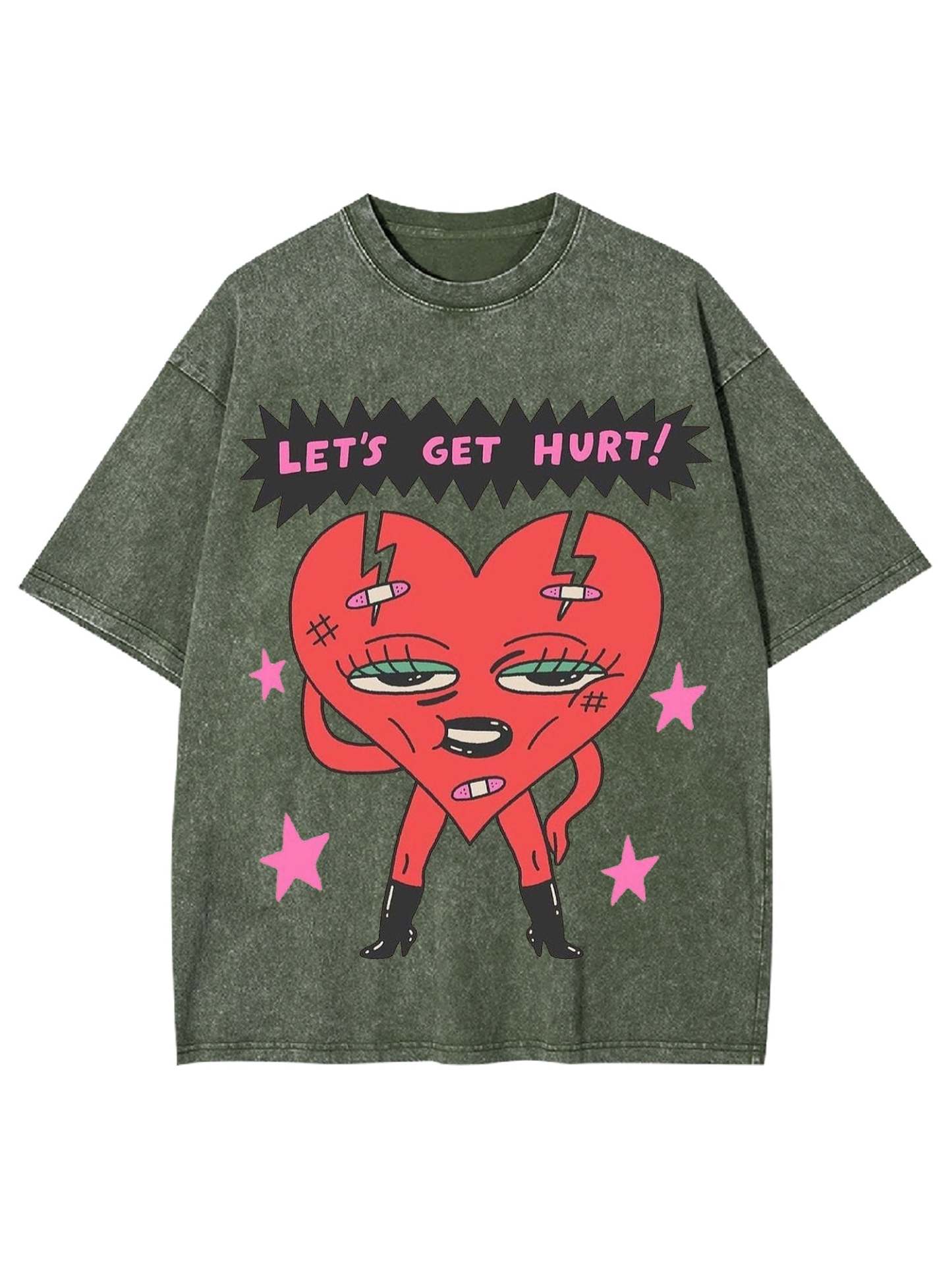 Let's Get Hurt Washed Tshirt