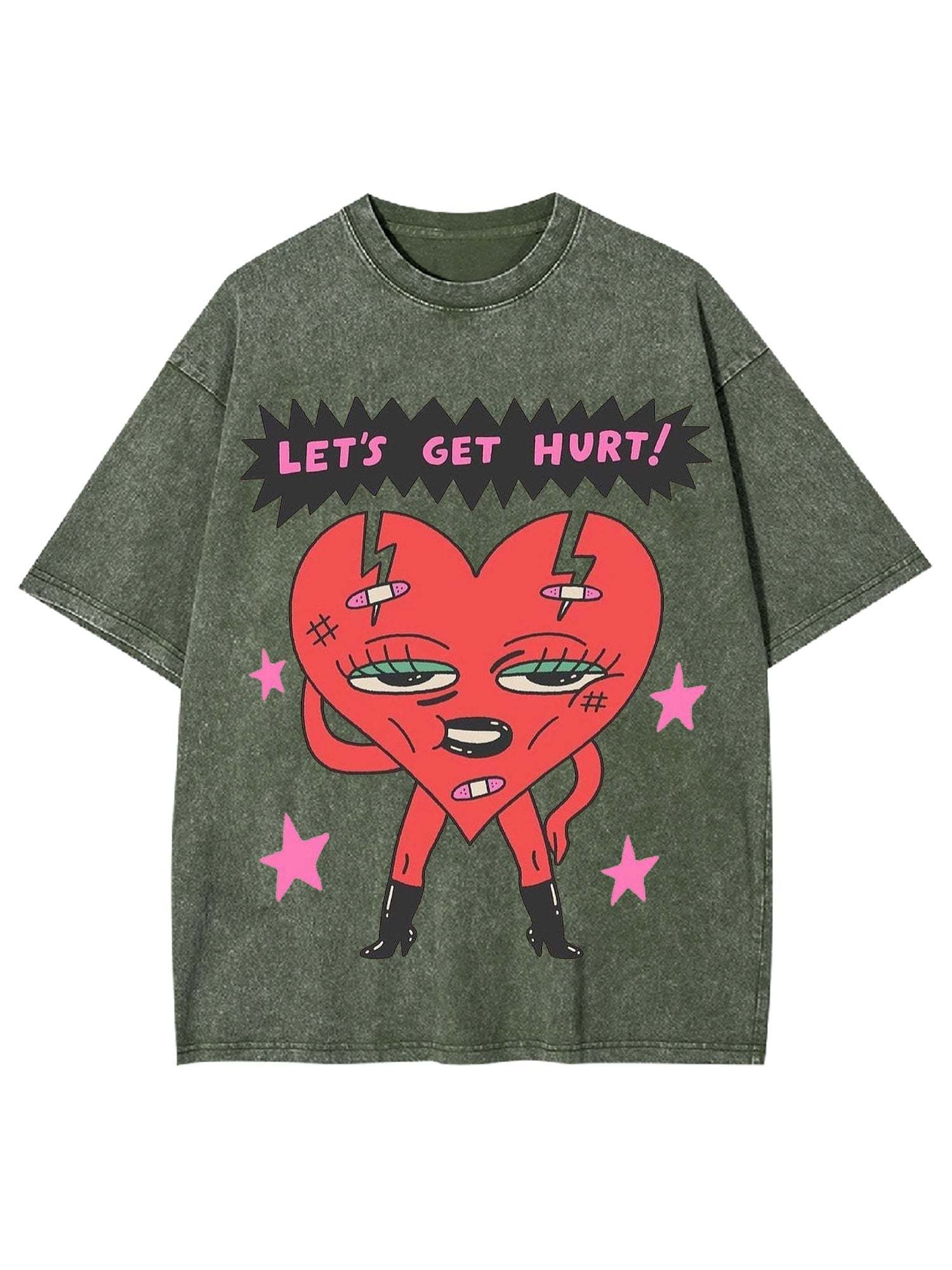 Let's Get Hurt Washed Tshirt