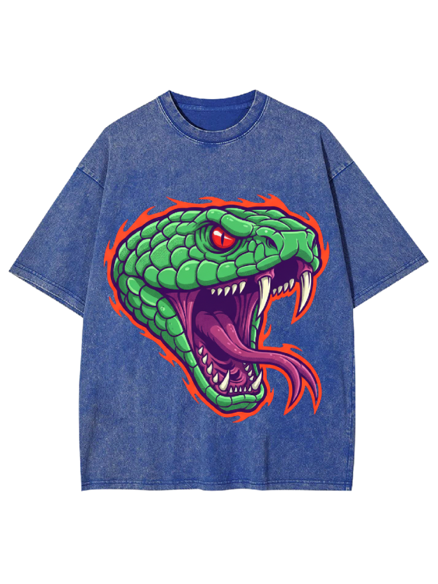 Venomous Snake Washed Tshirt