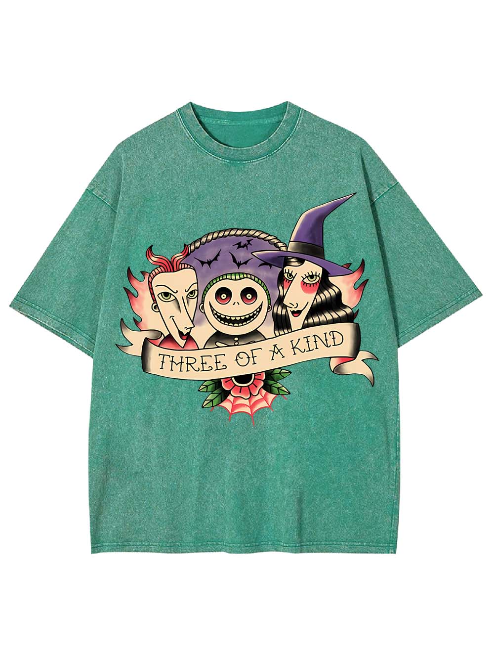 Three Of A Kind Washed Tshirt