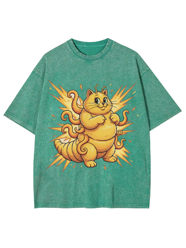 King Cattopus Washed Tshirt