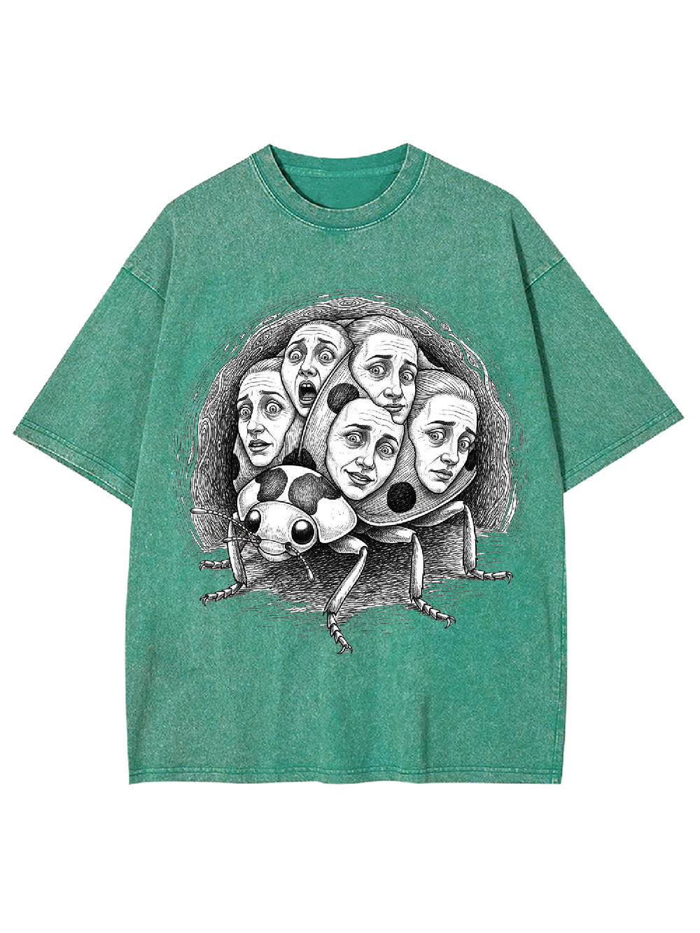 Facebug Phantom Washed Tshirt