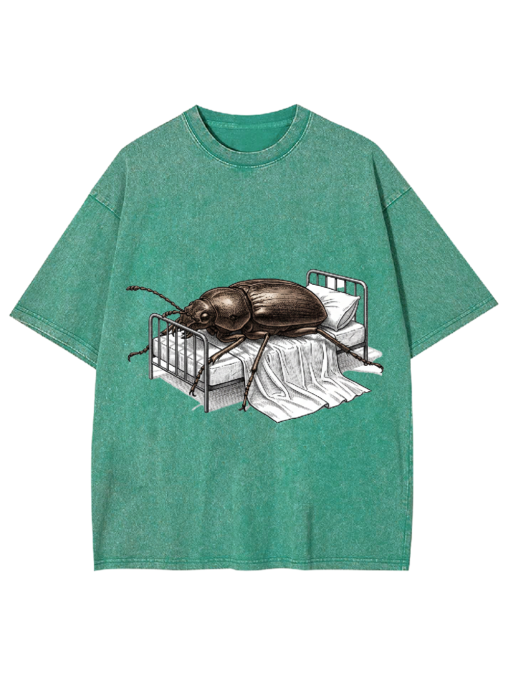 Bedbound Beetle Washed Tshirt