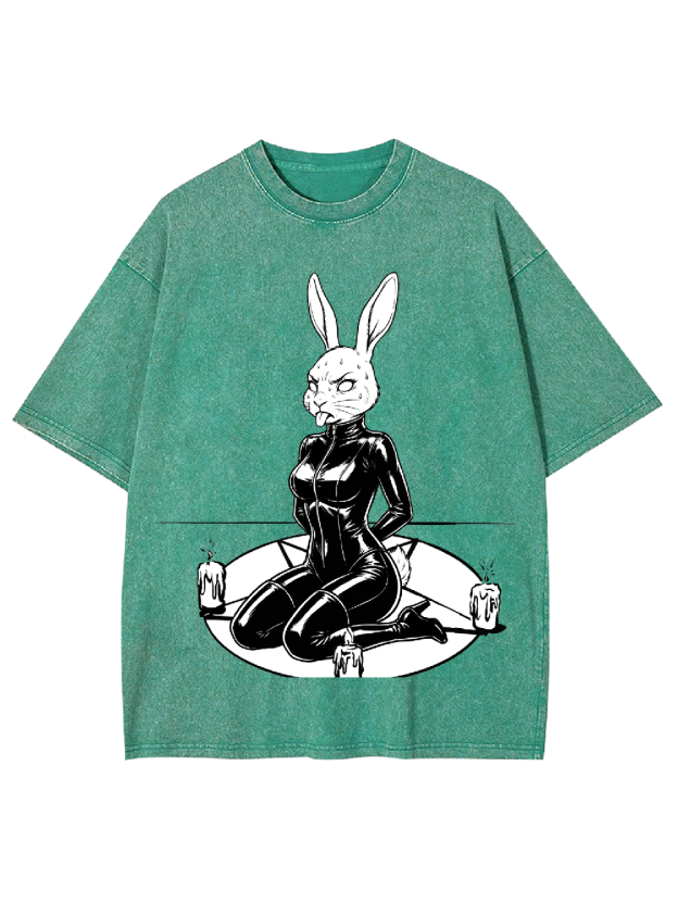 Occult Bunny Washed Tshirt