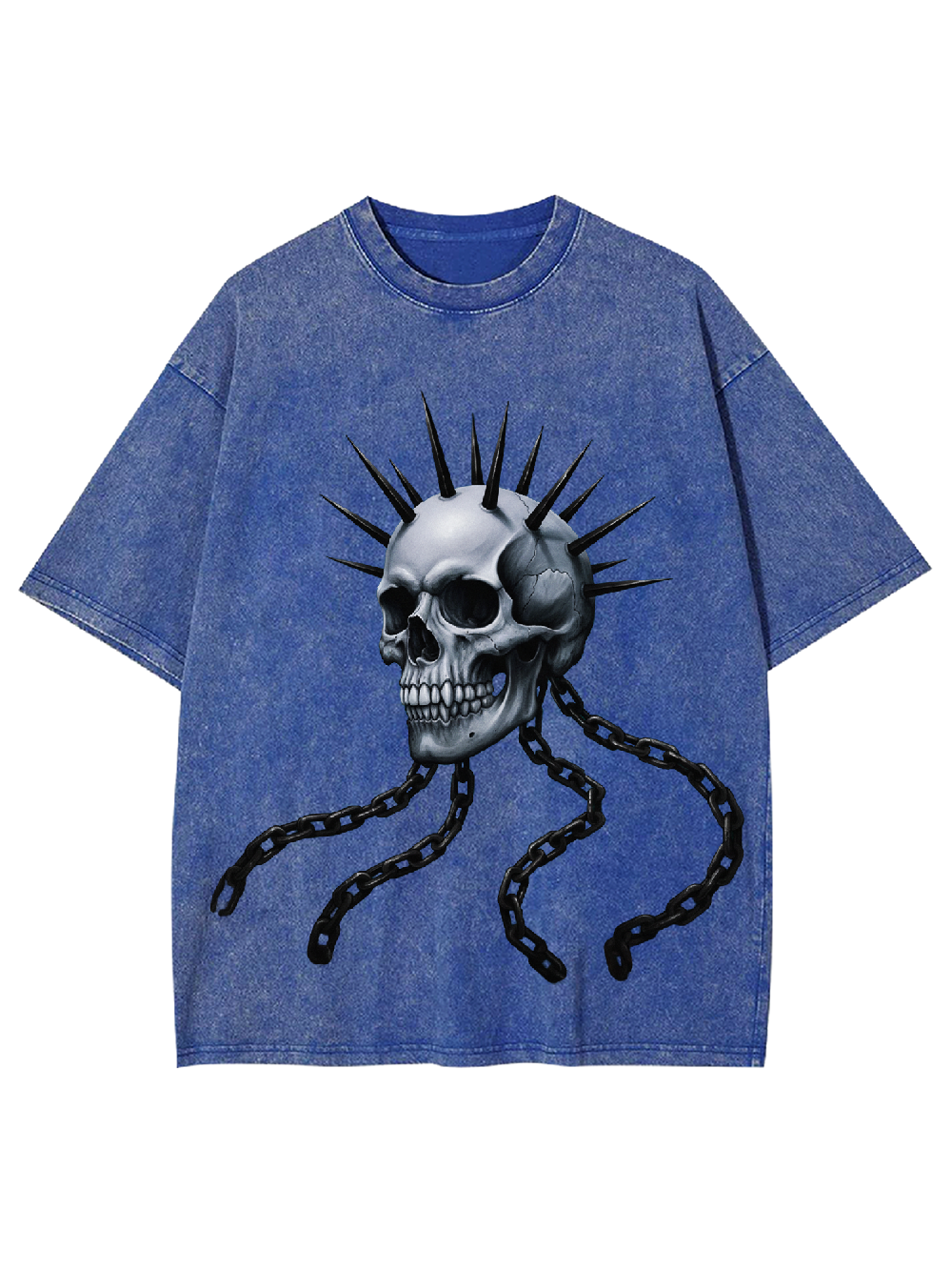 Chain Skull Washed Tshirt