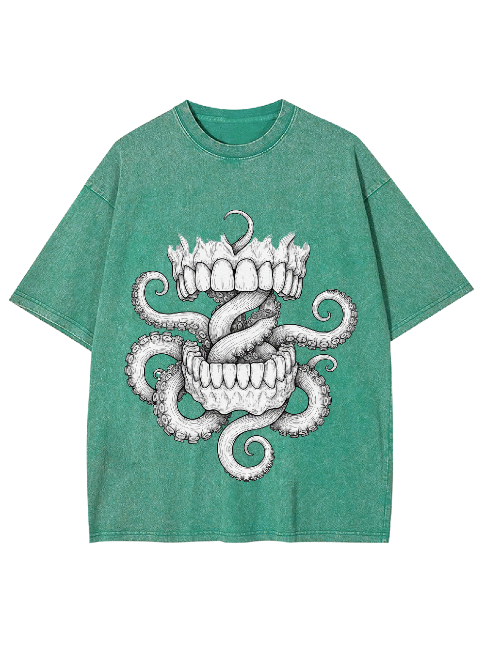 Tentacle Bite Washed Tshirt