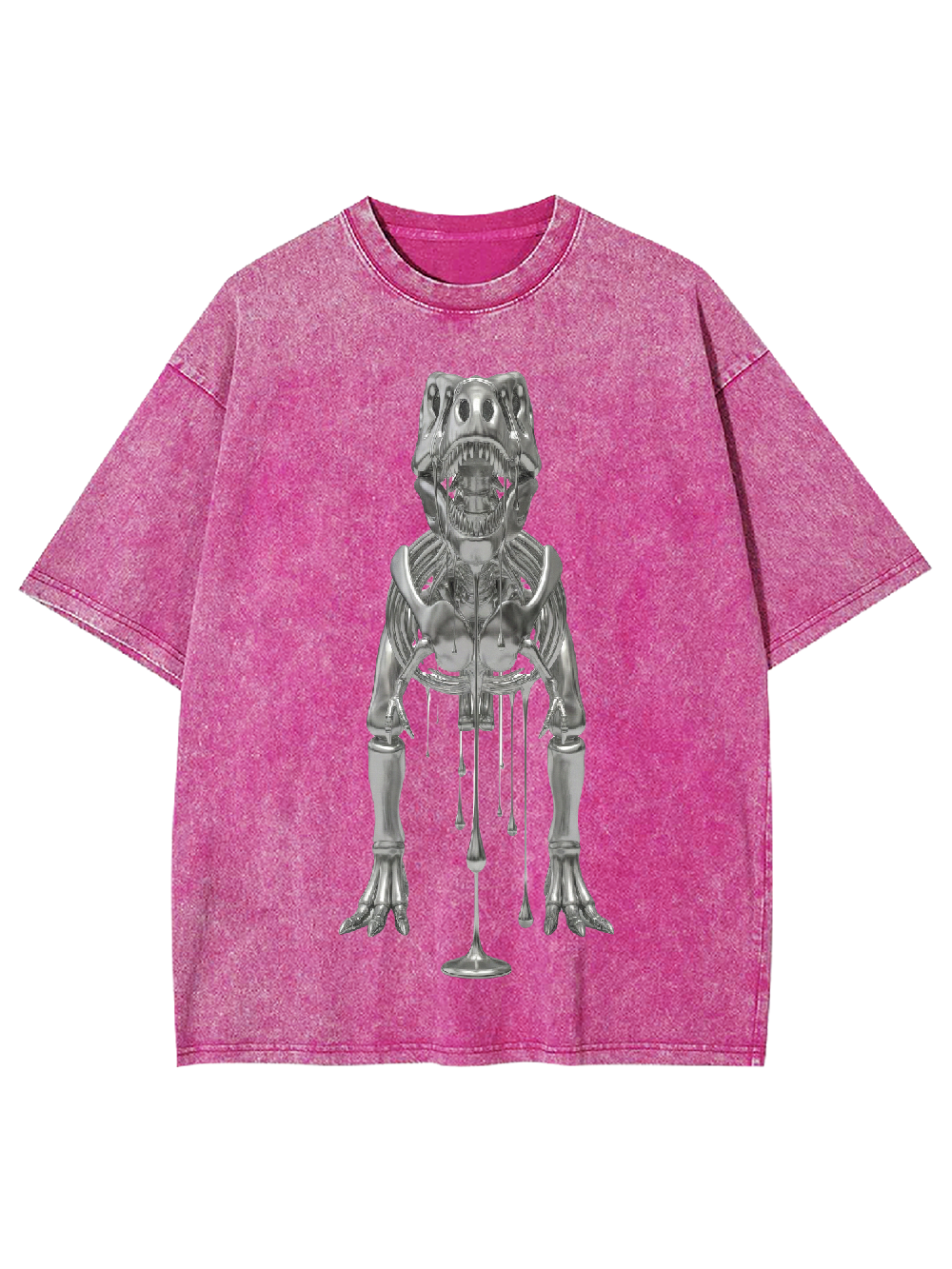 Liquid Dinosaur Skeleton Washed Tshirt