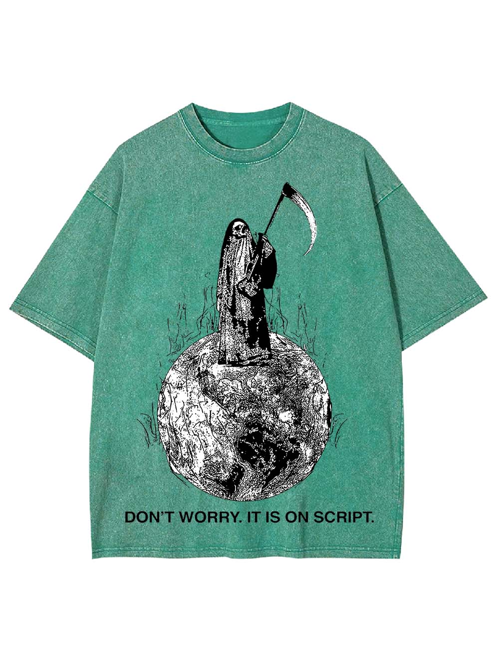 Don't Worry. It Is On Script Washed Tshirt