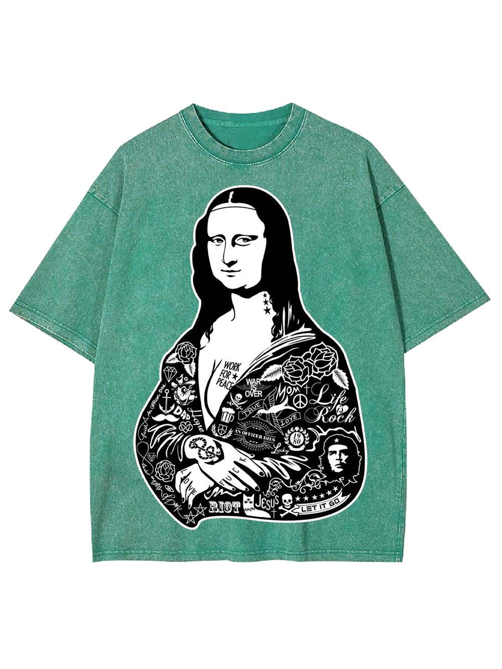 Peace and Faith Washed Tshirt